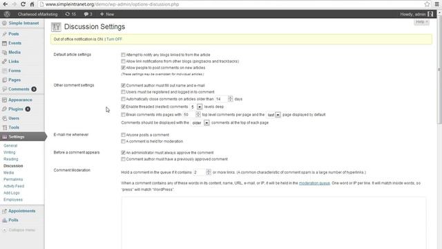 Demo #3: Simple Intranet WordPress Plugin Facebook-like Activity Feed & Groups смотреть онлайн