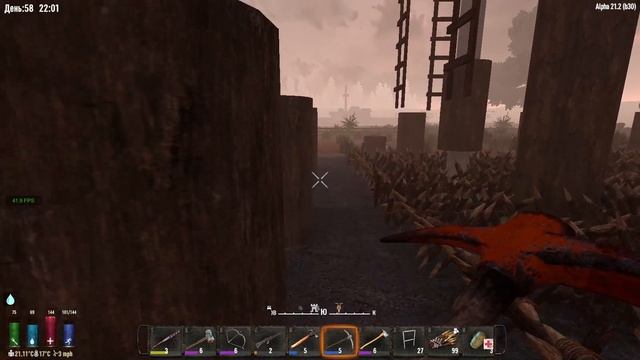 090. 7DtD Alpha 21.2. Classic Style Hardcore. День 58 [20240215]