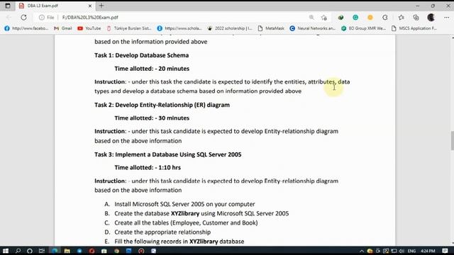 Part One: Database Administration Level 3 Practical Exam 1|| in Amharic смотреть онлайн