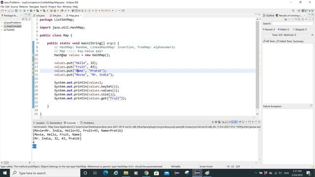 Map Interface including HashMap, LinkedHashMap and TreeMap in java смотреть онлайн
