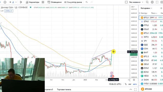 Жду Биткоин по 35-40 тыс.. смотреть онлайн