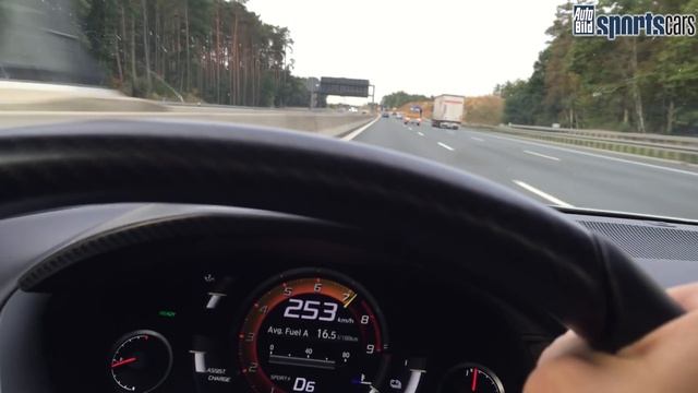 309km'h : 2017 Honda NSX TOP SPEED / POV / Autobahn / Acceleration - AUTO BILD SPORTSCARS смотреть онлайн