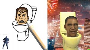 Как Быстро и легко нарисовать скибиди туалета #скибидитуалет