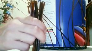 Классическое плетение декоративной корзинки из Пэт материалов