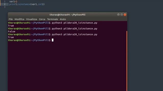 Pildora#20 - Comprobar si una variable es alfanumérica o numérica en Python - isinstance() смотреть онлайн