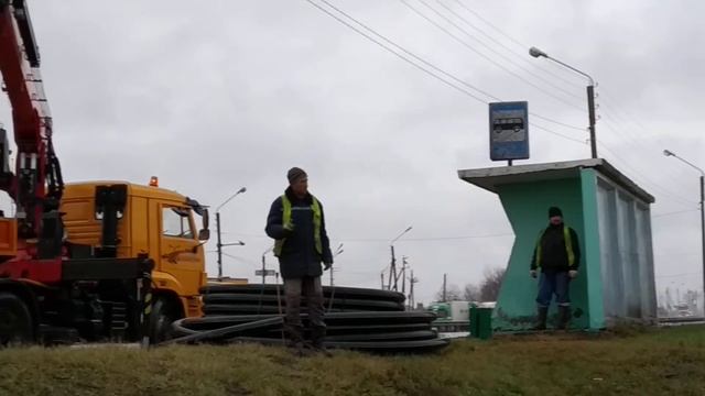Размотка 110-й газовой трубы 100 метров смотреть онлайн