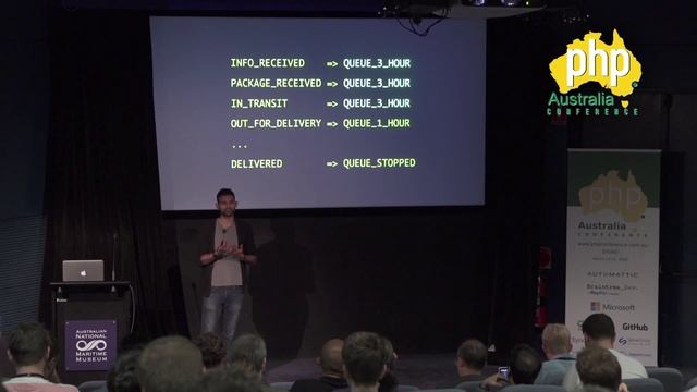 PHP Australia Conference 2015 - BUILDING A SCALABLE SYSTEM FOR TRACKING SHIPPING PACKAGES