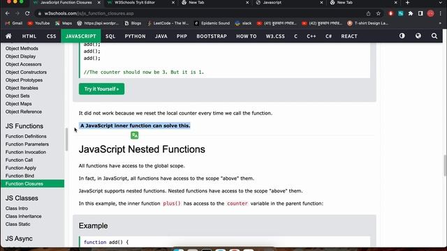 JavaScript Closures . #76 смотреть онлайн