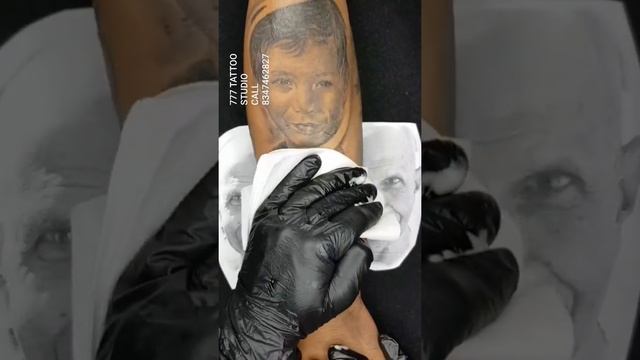 PORTRAIT TATTOO BY JIGAR AT 777 TATTOO STUDIO CALL 8347462827 смотреть онлайн