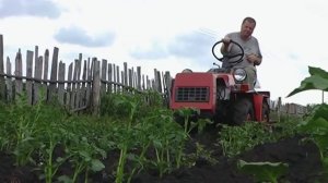 Минитрактор Беларус 132н "окучивание"