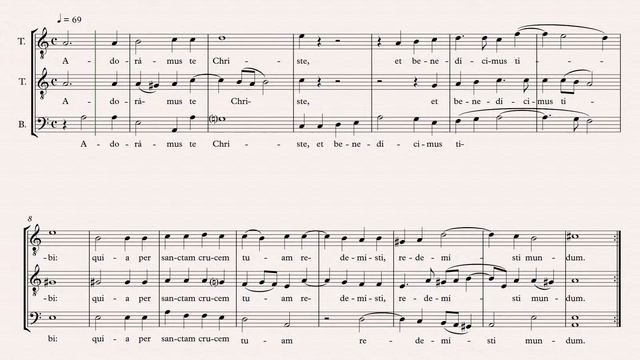 Adoramus Te, Christe TTB - O. Ravanello смотреть онлайн