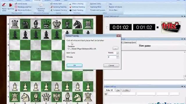 Fritz Tip 0015 Attack Training How to use Fritz chess software смотреть онлайн