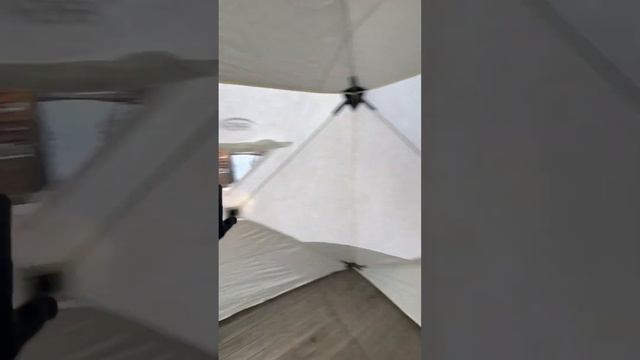 магазин RemixVL: Видео обзор Палатка с дымоходом куб 2036 утепленная 240x240xh210см смотреть онлайн