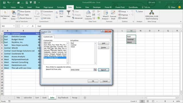Excel - How To Do Custom Order In Excel Sort - Episode 1992 смотреть онлайн