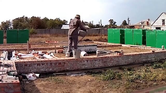 "Фундамент под внутренние не несущие стены " [ Фундамент в одиночку ] часть 1 смотреть онлайн