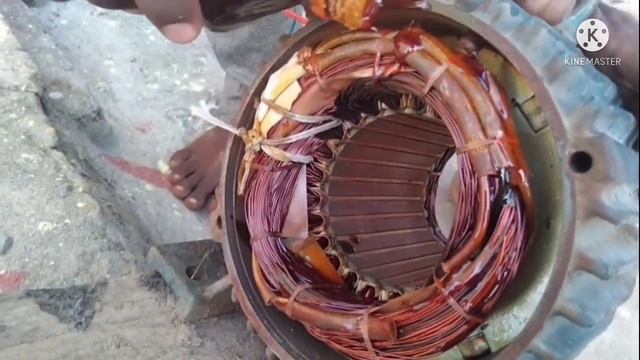 lubi 2 hp monoblock pump motor winding ! lubi motor connection ! lubi motor wiring ! मोटर कंडेनसर смотреть онлайн