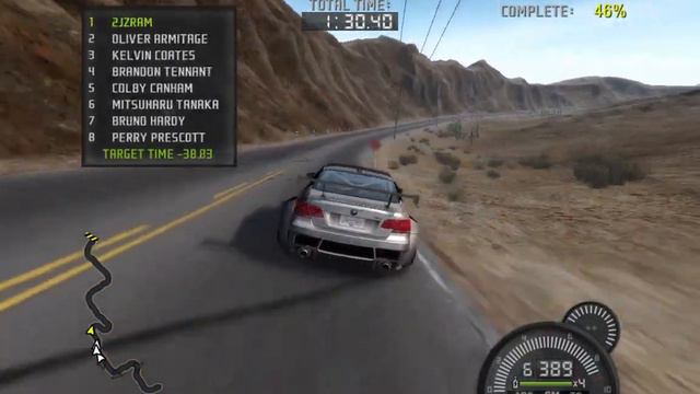 Need for Speed ProStreet | BMW M3 E92 Nevada Highway смотреть онлайн