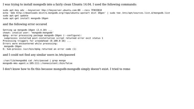 DevOps & SysAdmins: Installing mongodb on 14.04 смотреть онлайн