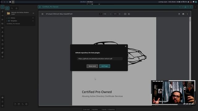 #6 Como instalar plug-ins no listados en Obsidian con BRAT Como convertir un fichero PDF a Markdown смотреть онлайн