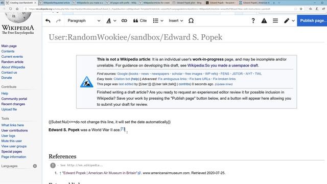 [38] Creating A New Wikipedia Article Using Userspace Draft | (Wikipedia Editing Basics) смотреть онлайн