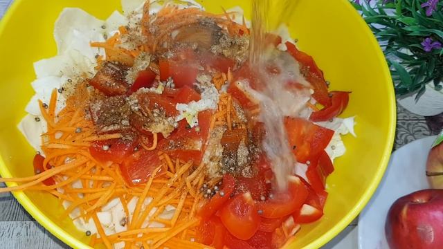 КАПУСТА ПО КОРЕЙСКИ! Супер - рецепт. Это Просто ОБЪЕДЕНИЕ! смотреть онлайн