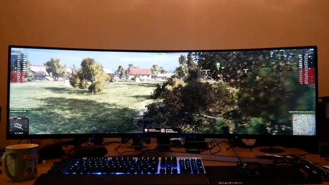 Samsung CHG90 49 widescreen world of tanks смотреть онлайн