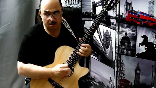 Slow Bossa Guitar Solo как играть соло импровизацию медленная босанова смотреть онлайн