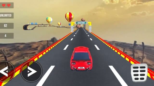 Car games 3d stunt racing game | Android gameplay mega ramp car stunts | Car driving #part -1 смотреть онлайн