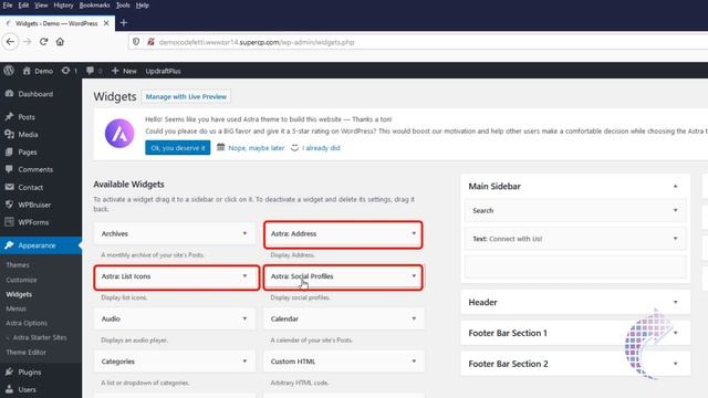 How to Add an Astra Address Widget смотреть онлайн