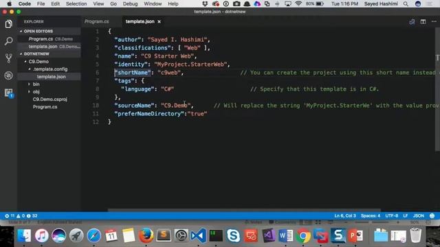 Sayed Hashimi on Open Source .NET Core Project Templates смотреть онлайн