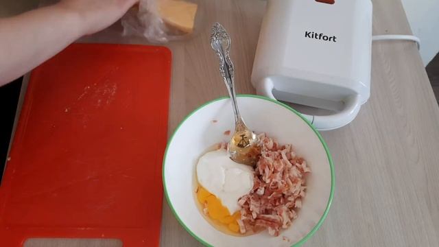 очень вкусные вафли в вафельнице Kitfort KT-1641 смотреть онлайн