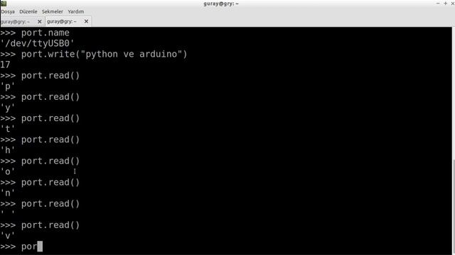 Python ile Arduino Seri Haberleşmesi - 1. Kısım смотреть онлайн