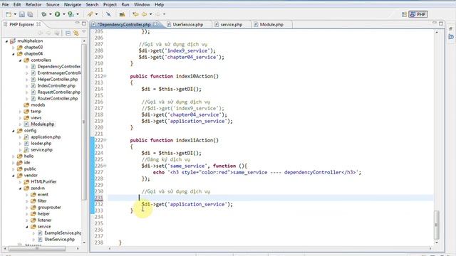 Phalcon Framework - Bài 102 Sử dụng Service Manager - Part 11 смотреть онлайн