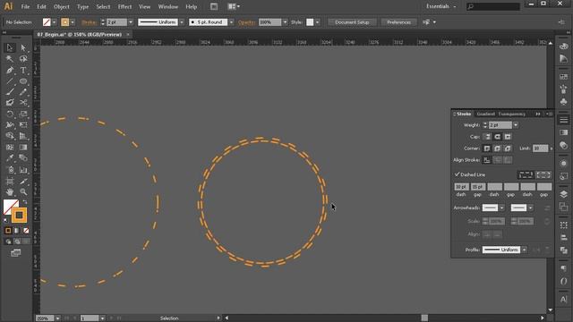 Разработка в Illustrator футуристического меню. Урок 7. смотреть онлайн