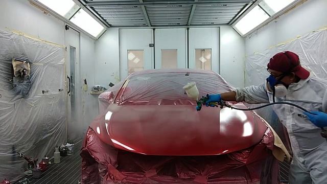 Changan red metallic hood and fender смотреть онлайн