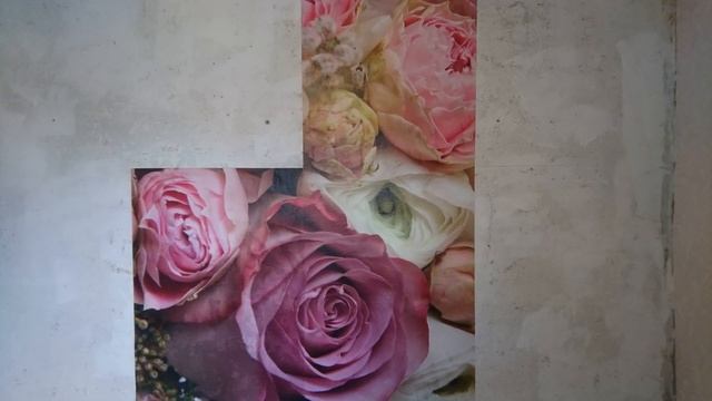 Букет или фотообои? Клеим фотообои первый раз! Розовый цвет в детской! смотреть онлайн