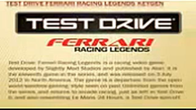 TEST DRIVE FERRARI RACING LEGENDS SERIAL KEY GENERATOR_12.07.2015.MP4_13.07.2015.MP4