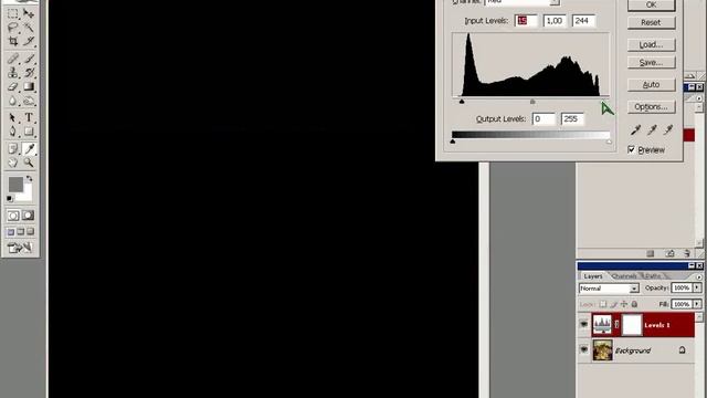 Восстановление фотографий Инструмент Levels смотреть онлайн