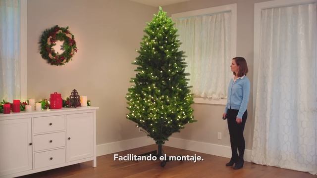 Polygroup Grow-and-Stow Christmas Tree (Clear Lights, Spanish Subtitles) смотреть онлайн