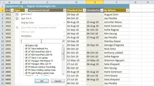 Excel 2010: Filtering Data смотреть онлайн