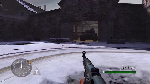 'Rail Yard' Call of Duty Classic Veteran Walkthrough смотреть онлайн
