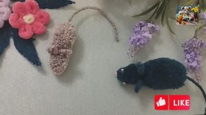 DIY |Мышки |Сделай за 5 минут своими руками |Поделка из ниток.