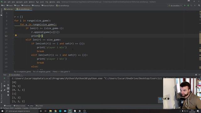 [RoadToAIDeveloper] #10 - practicepython.org - Python3 - Altri 2 step per Tic Tac Toe!! смотреть онлайн