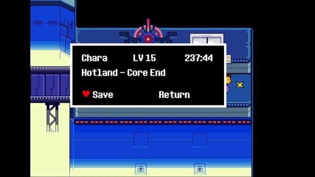 UNDERTALE- What happens if you leave with 1 kill in CORE смотреть онлайн