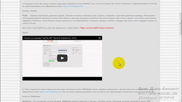 Разбор магазина http://www.tfeshop.ru/ для Дмитрия смотреть онлайн