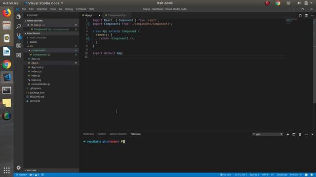 02 React.js Tutorial - React Component смотреть онлайн