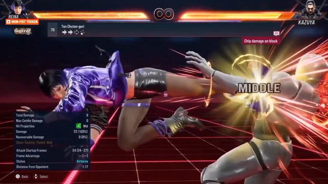 TEKKEN 8 | Reina Mishima Complete Movelist with Frame Data (Launch Version) смотреть онлайн