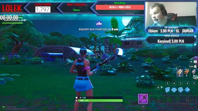 Fortnite | 1zł = 1minuta live dłużej | #LOLEK #LIVE #NAŻYWO #Fortnite #Fort смотреть онлайн