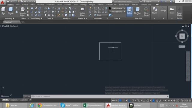 AutoCAD - 2D - Offset 11-03-2015 смотреть онлайн