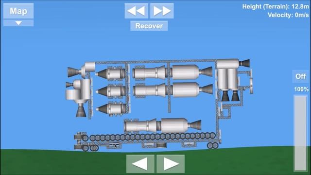 Building a Rocket in a Mobile Rocket Factory - Spaceflight Simulator Rockets смотреть онлайн